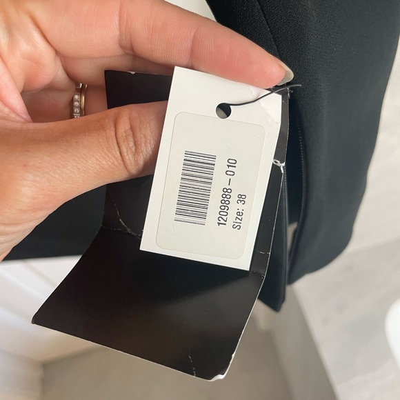 Stella McCartney Isabela Chain-Trim Mini Dress Black Womens - Picture 5 of 11